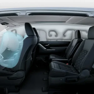 6 SRS Airbags (All Q HEV Type)
Ensured protection by enduring impacts to minimize the chance of injury.