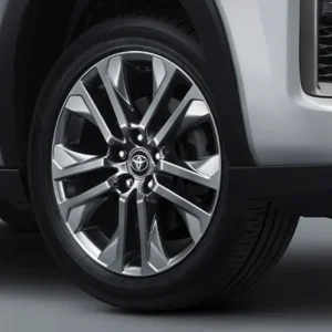 New Fascinating 18" Alloy Wheel (All Q HEV Type)
The greater diameter of the tire comes up with a picture-perfect design in a super chrome painting to take you on a grand journey ahead.