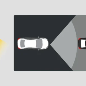 Pre-Collision System (PCS)
An integrated radar system that helps to reduce crash risk and damage in a frontal collision.