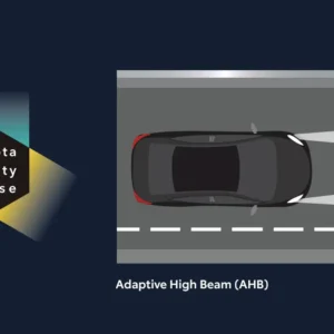 Toyota Safety Sense - Adaptive High Beam (AHB)
Safety lighting system that allows the range of the headlights to automatically adjust with the conditions.