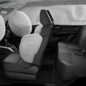 6 Airbag D/P/S/C Equipped in all sides of the car to minimize the damage when collision happens.  (1.0T GR Sport TSS Type)