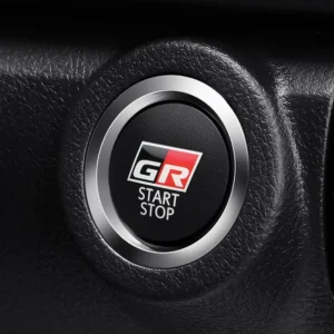 New GR Engine Start/Stop Button (GR Sport Type) Designed exclusively to reinforce the powerful and sporty impression.