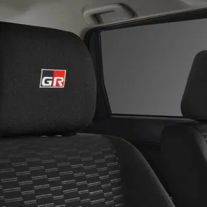 New GR Headrest Cover Sporty GR headrest for your convenience in every journey ahead.  (GR Sport Type)