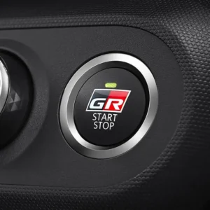 New GR Push Start Button (All 1.0T GR Sport Type) Start engine button with GR Emblem for a more convenient and sporty beginning.