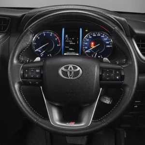 New GR Steering Wheel (GR Sport Type) An exclusive GR Steering for your sporty atmosphere in every journey.